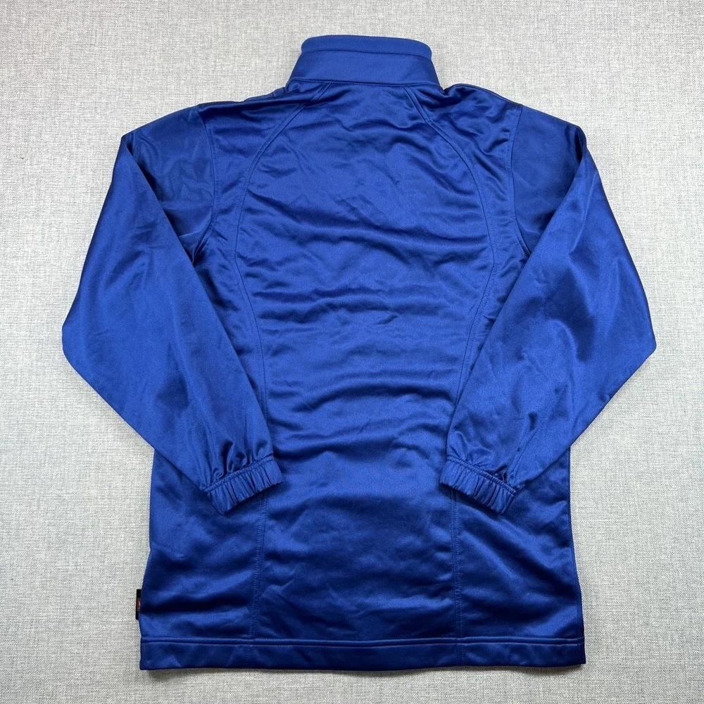 Vintage Nike Team Jacket Mens Small Blue White Full Zip‎ Track Authentic
